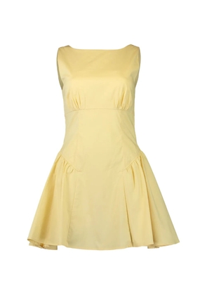 STAUD Gwen sleeveless mini dress - Yellow