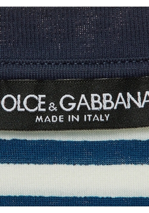 Dolce & Gabbana Pre-Owned Majolica-print cotton crew-neck T-shirt - White