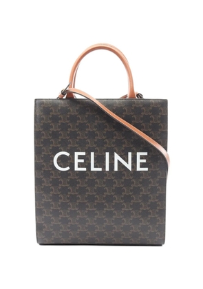 Celine Pre-Owned small hippopotamus Triomphe logo tote bag - Brown