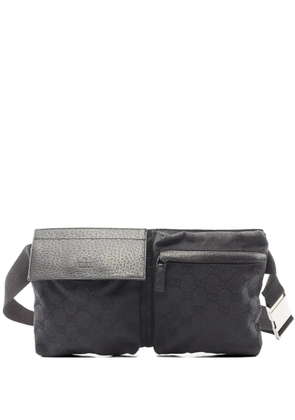 Gucci Pre-Owned GG canvas belt bag - Black