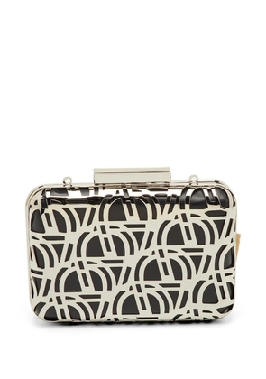 Aigner Vintage Tesora cut-out clutch bag - Silver