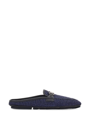 Ferragamo Gancini ornament mules - Blue