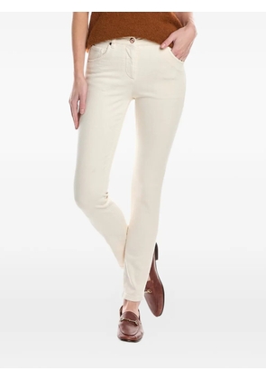 Brunello Cucinelli slim-fit cropped trousers - Neutrals