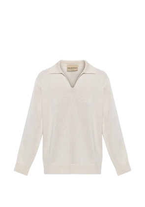 Valentino Garavani V-neck cashmere sweater - Neutrals
