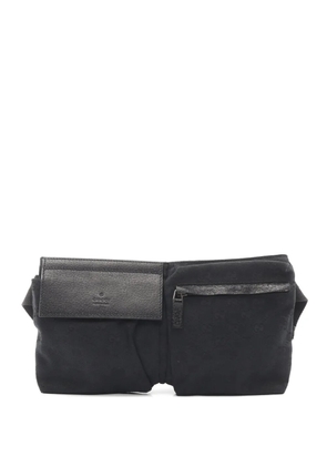 Gucci Pre-Owned 2000s GG canvas belt bag - Black