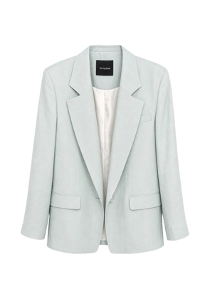 ACTUALEE single-breasted peak-lapel blazer - Green