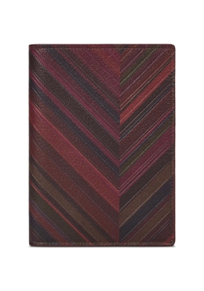 Paul Smith chevron passport cover - Brown