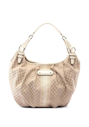 Celine Pre-Owned 2000s Macadam shoulder bag - Neutrals
