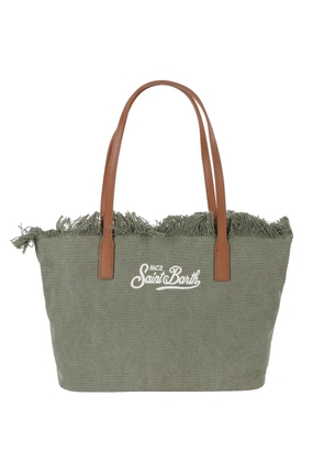 MC2 Saint Barth medium City fringe tote bag - Green