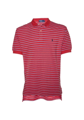 Polo Ralph Lauren Vintage striped cotton polo T-shirt - Red