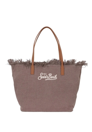 MC2 Saint Barth City fringed tote bag - Brown