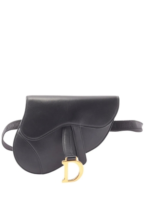 Christian Dior Pre-Owned 2010s Saddle belt bag - Black