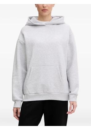 GUESS USA logo-embroidered hoodie - Grey