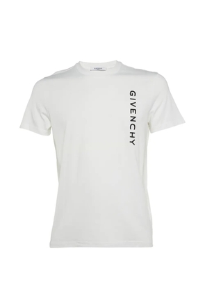 Givenchy Pre-Owned logo-embroidered crew-neck T-shirt - White