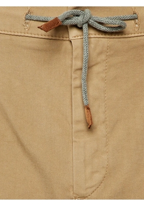 Eleventy herringbone drawstring shorts - Neutrals