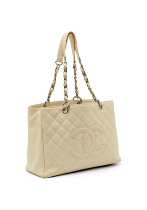 CHANEL Pre-Owned 2005-2006 GST quilted tote bag - Neutrals