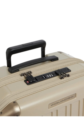 PIQUADRO dual-opening cabin luggage - Neutrals