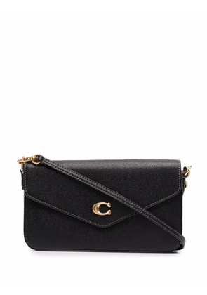 Coach Wyn logo-plaque crossbody bag - Black