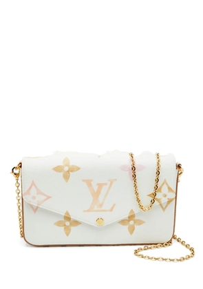 Louis Vuitton Pre-Owned Monogram Giant Watercolor Felicie pochette bag - White