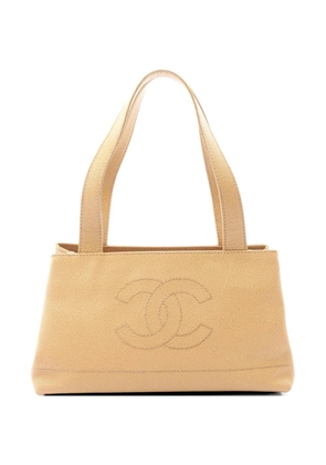 CHANEL Pre-Owned 2002-2003 Caviar Skin tote bag - Neutrals