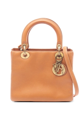 Christian Dior Pre-Owned 2000s Lady Dior Cannage tote bag - Brown
