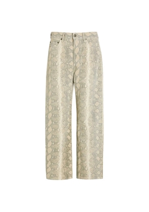 Citizens of Humanity Miro snake-print jeans - Neutrals