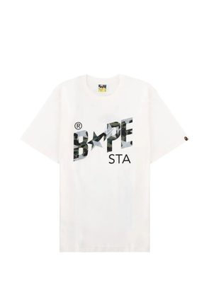 A BATHING APE® Sta Overprint First Camo T-shirt - White