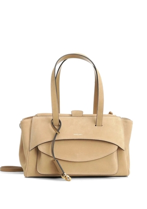 HIDESINS Basset suede tote bag - Neutrals