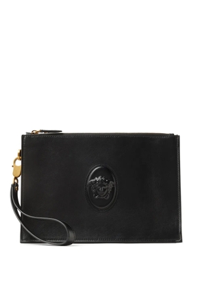 Versace Lou leather pouch - Black