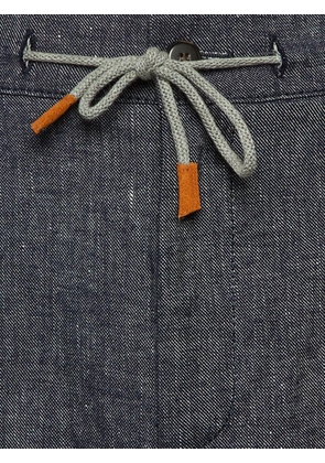 Eleventy drawstring shorts - Blue