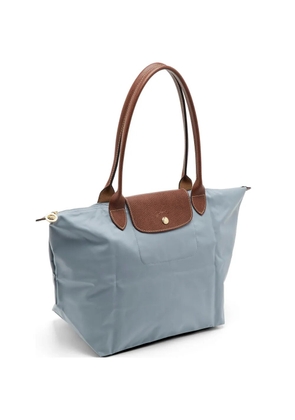 Longchamp Le Pliage leather-trim tote bag - Blue