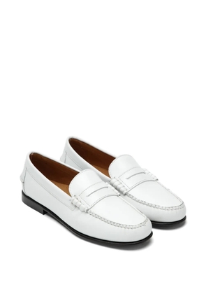 Sebago leather penny loafers - White