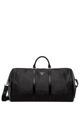 GUESS USA textured logo-plaque holdall - Black