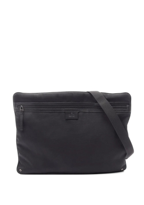 Gucci Pre-Owned 2010s canvas shoulder bag - Black