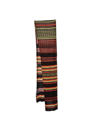 Missoni Pre-Owned patterned knit scarf - Black