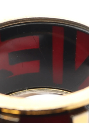 CHANEL Pre-Owned 1986-1988 logo-lettering bangle - Gold