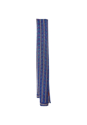 Missoni Pre-Owned lurex knit scarf - Blue