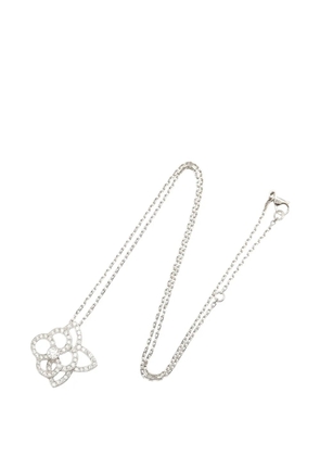 Louis Vuitton Pre-Owned 2010s Fleur Ardente diamond necklace - Silver