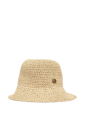 Michael Michael Kors logo-plaque hat - Neutrals