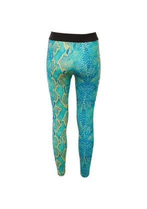 Just Cavalli Vintage animal-print Leggings - Blue
