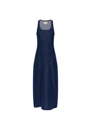 rag & bone asymmetric-seam sleeveless maxi dress - Blue