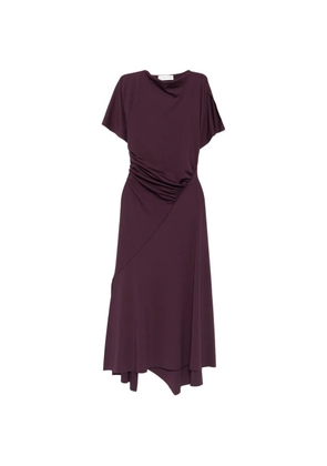 Victoria Beckham Blousey midi dress - Purple