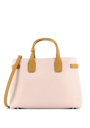 Burberry Pre-Owned Banner Leather Medium tote bag - Neutrals