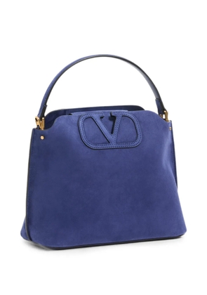 Valentino Garavani Fill Me hand bag in suede - Blue
