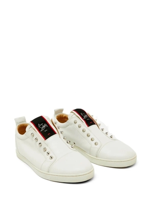 Christian Louboutin Pre-Owned F.A.V Fique A Vontade spiked low-top sneakers - White
