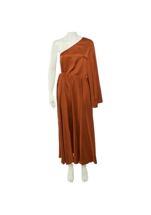 Solace London one-shoulder maxi dress - Brown