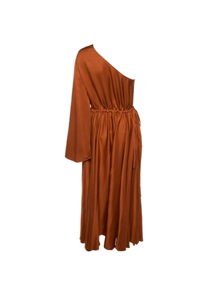 Solace London one-shoulder maxi dress - Brown