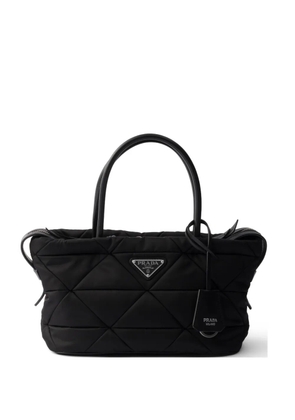 Prada padded Re-Nylon medium tote bag - Black