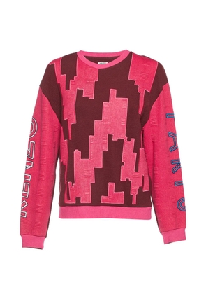 Kenzo Pre-Owned block-pattern sweatshirt - Red