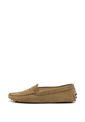 Tod's Vintage Gommino nubuck loafers - Neutrals